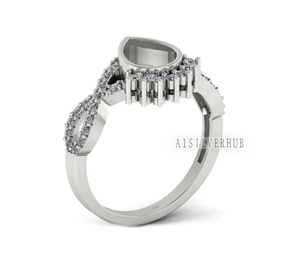 Half Sunshine Twist Ring