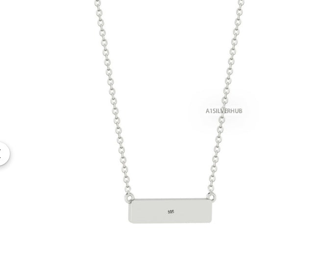 Mountain Range Bar Necklace