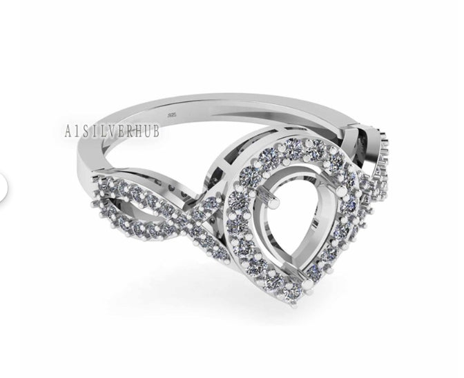 Infinity Halo Ring