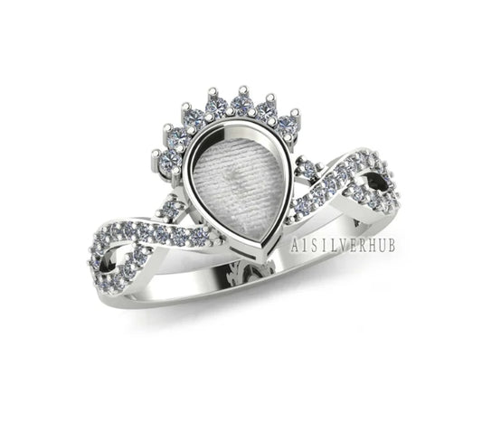 Half Sunshine Twist Ring