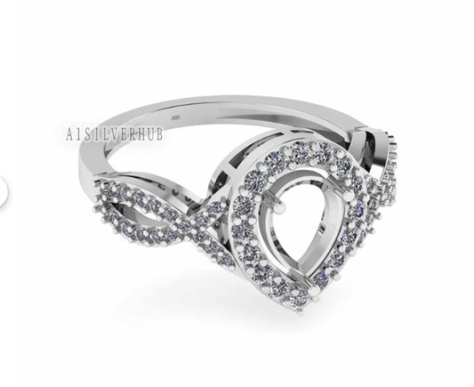 Infinity Halo Ring
